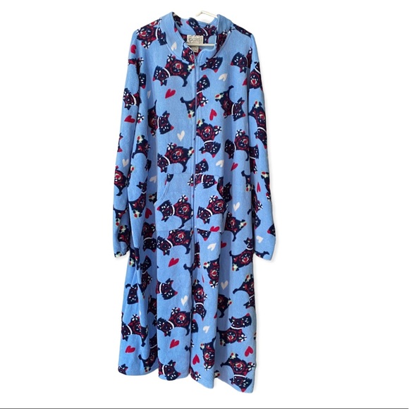 Cozee Corner Dog Print Robe Plus Size 3X Womans - Picture 1 of 8